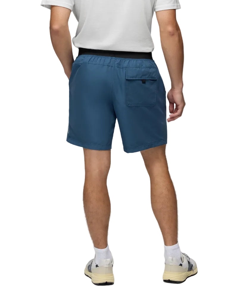 prana men's active shorts in blue