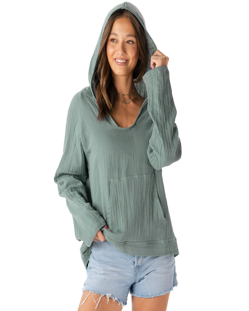 lotus and luna Sage Baja Pullover
