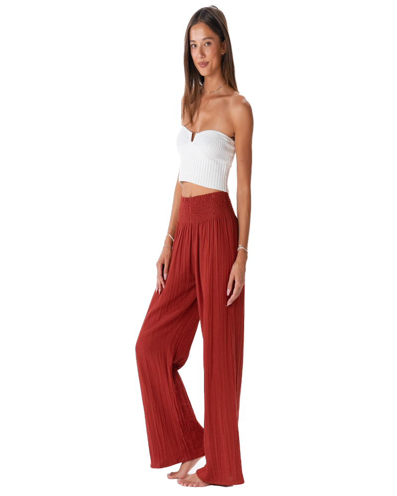 lotus and luna haram pants in red