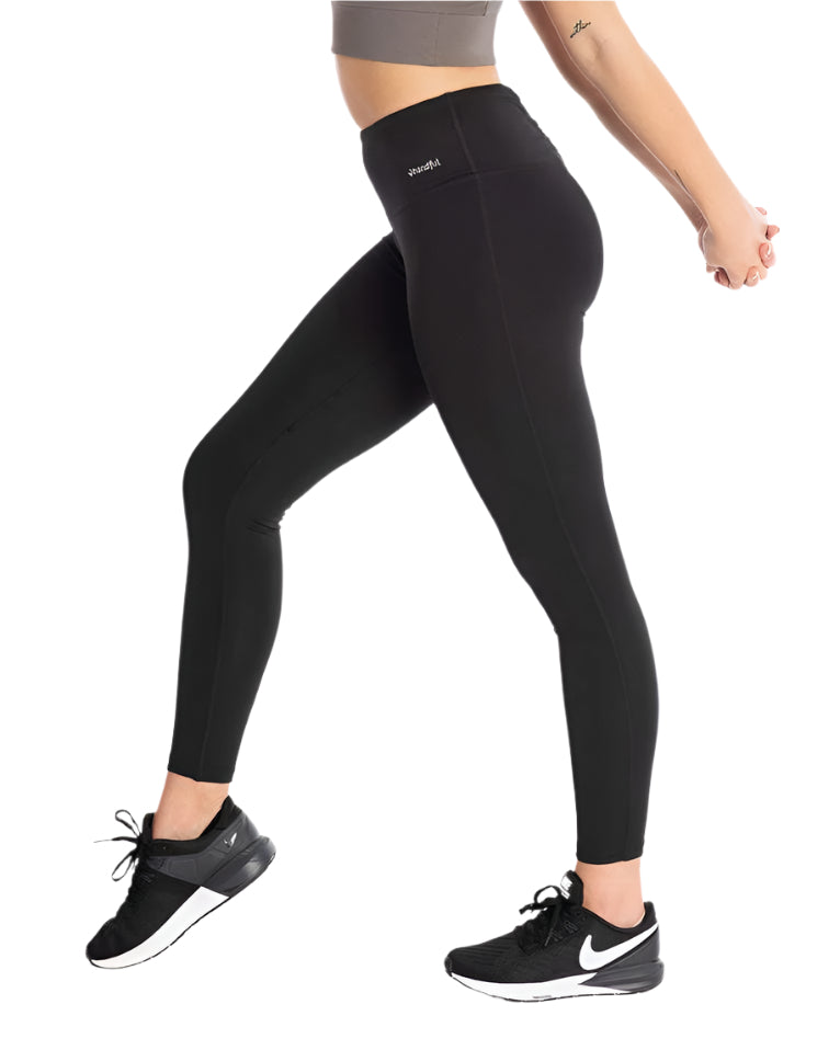 Black High-Waist Leggings by Handful