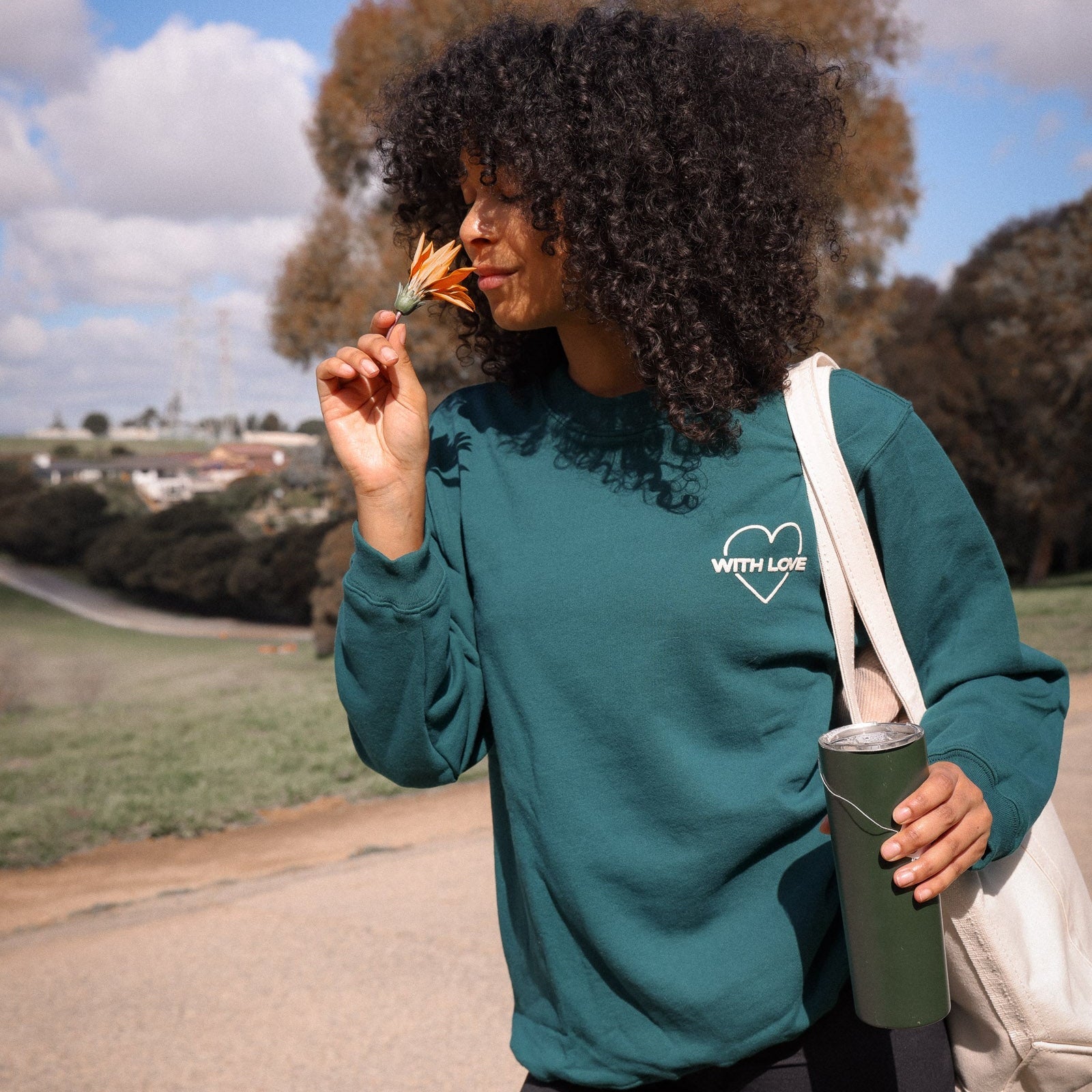 Yoga sweatshirts green