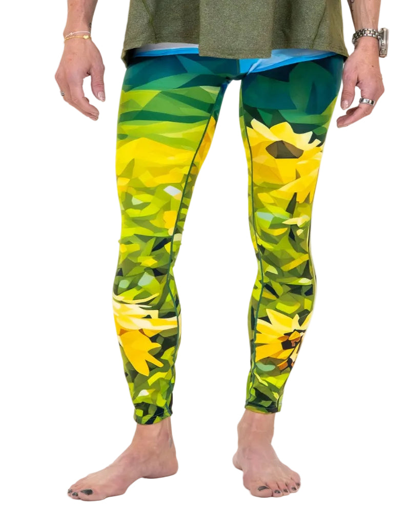 colorado threads Sunflower Bloom Yoga Legging