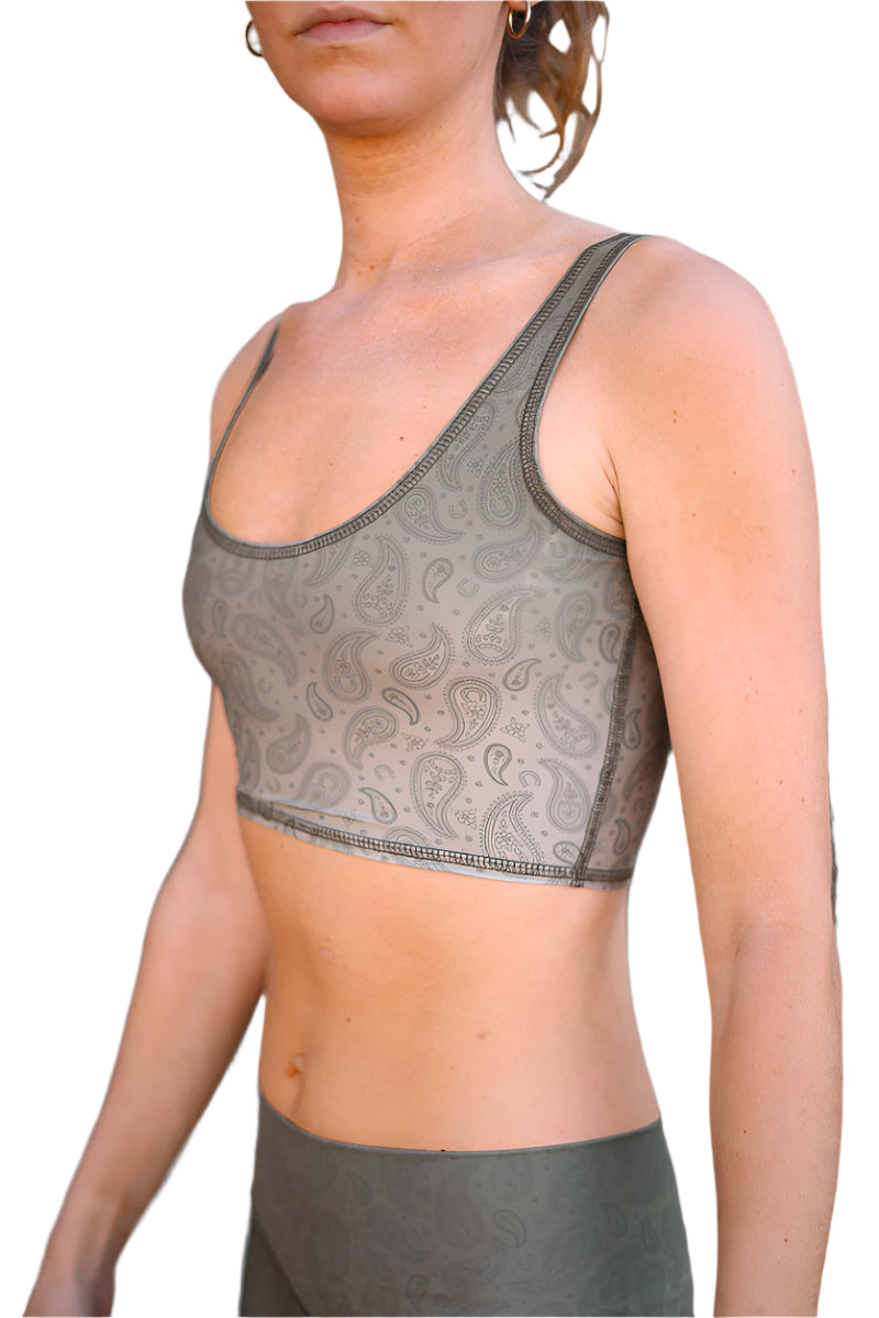Green Camo Paisley Lover Tank