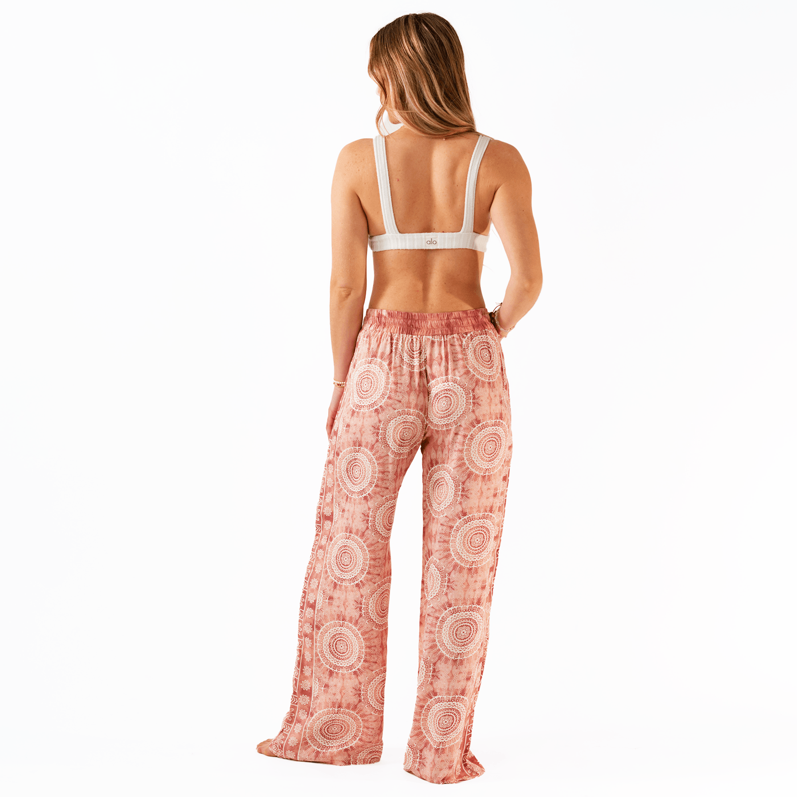 patterned harem pants