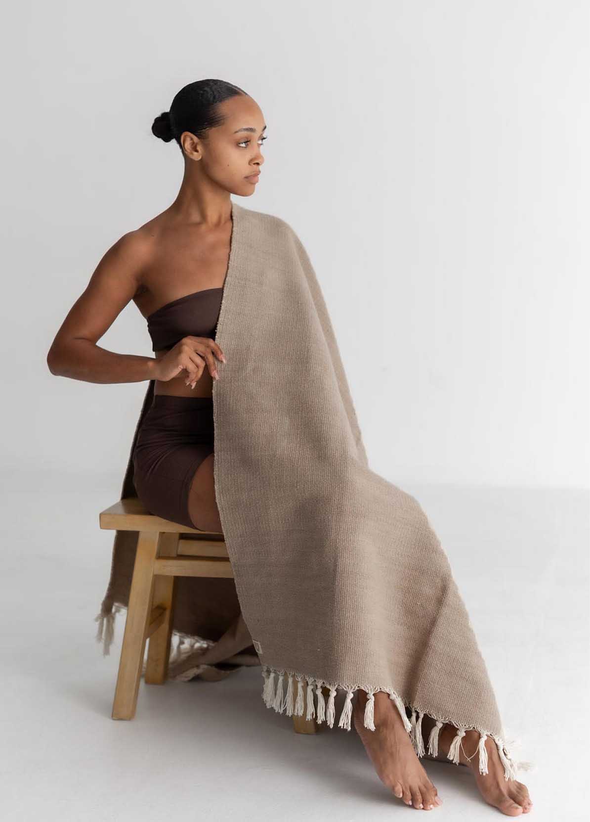 Okoliving Cotton Yoga Blanket -