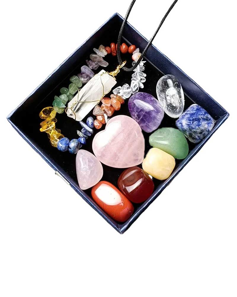 zencrafthouse 7 Chakra Healing Crystal Box