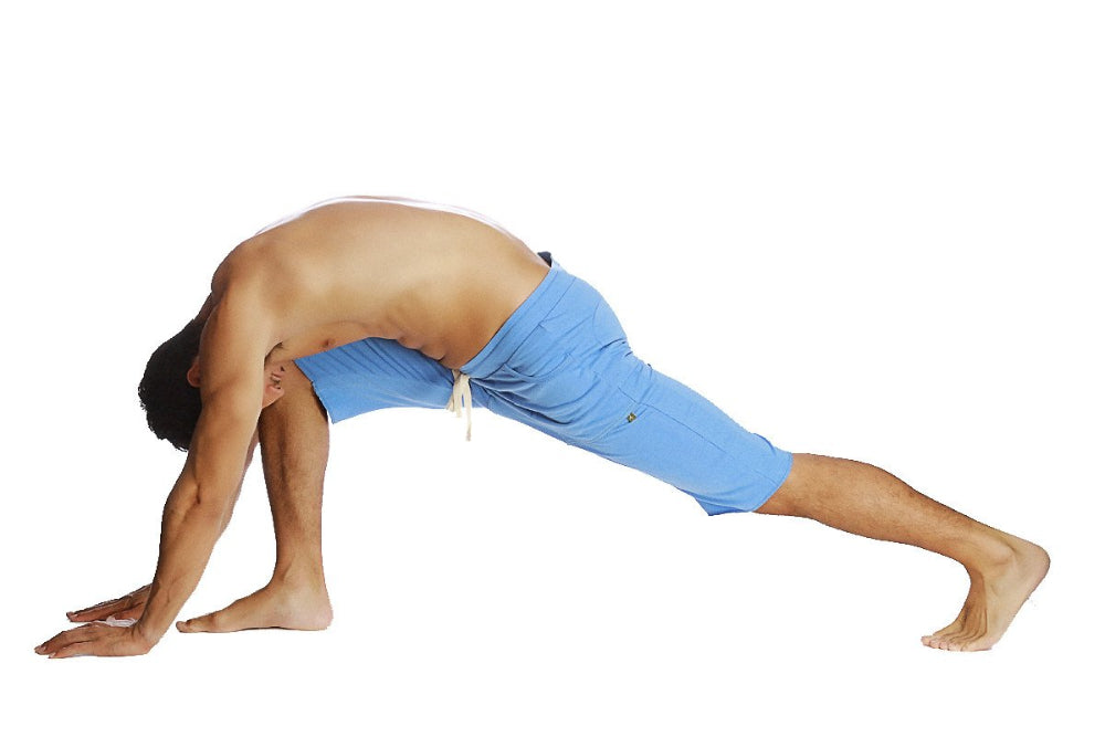 4-rth Yoga Shorts in ice blue