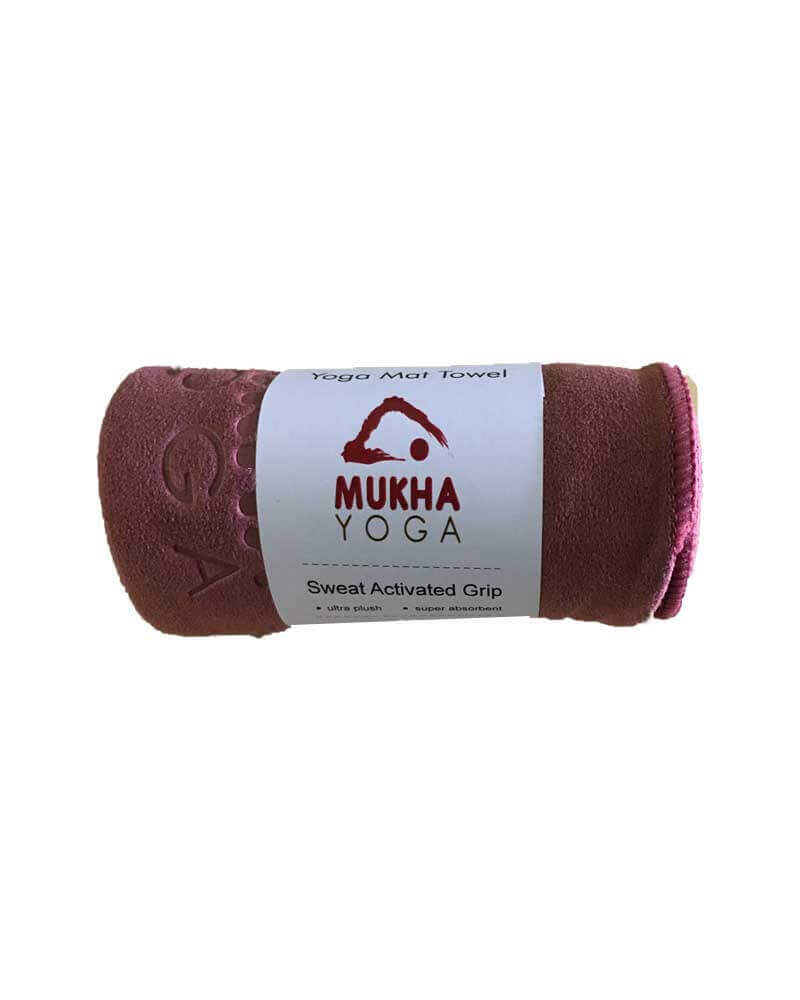 Mukha Yoga Asana Hand Towel - Fire Brick