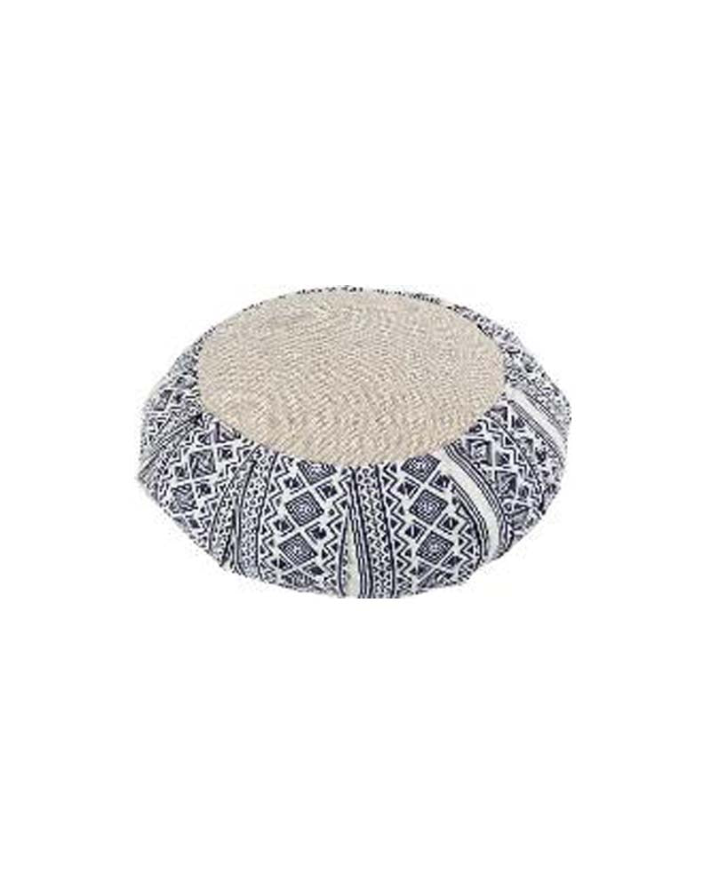 mukha yoga jute round meditation cushion