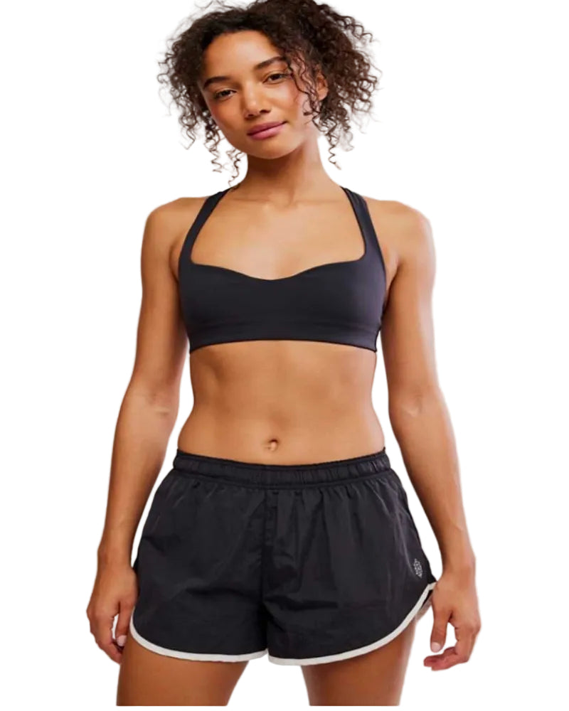 free people now or never short black combo