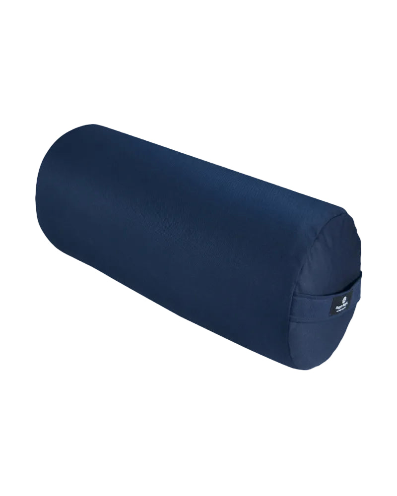 navy blue yoga bolster