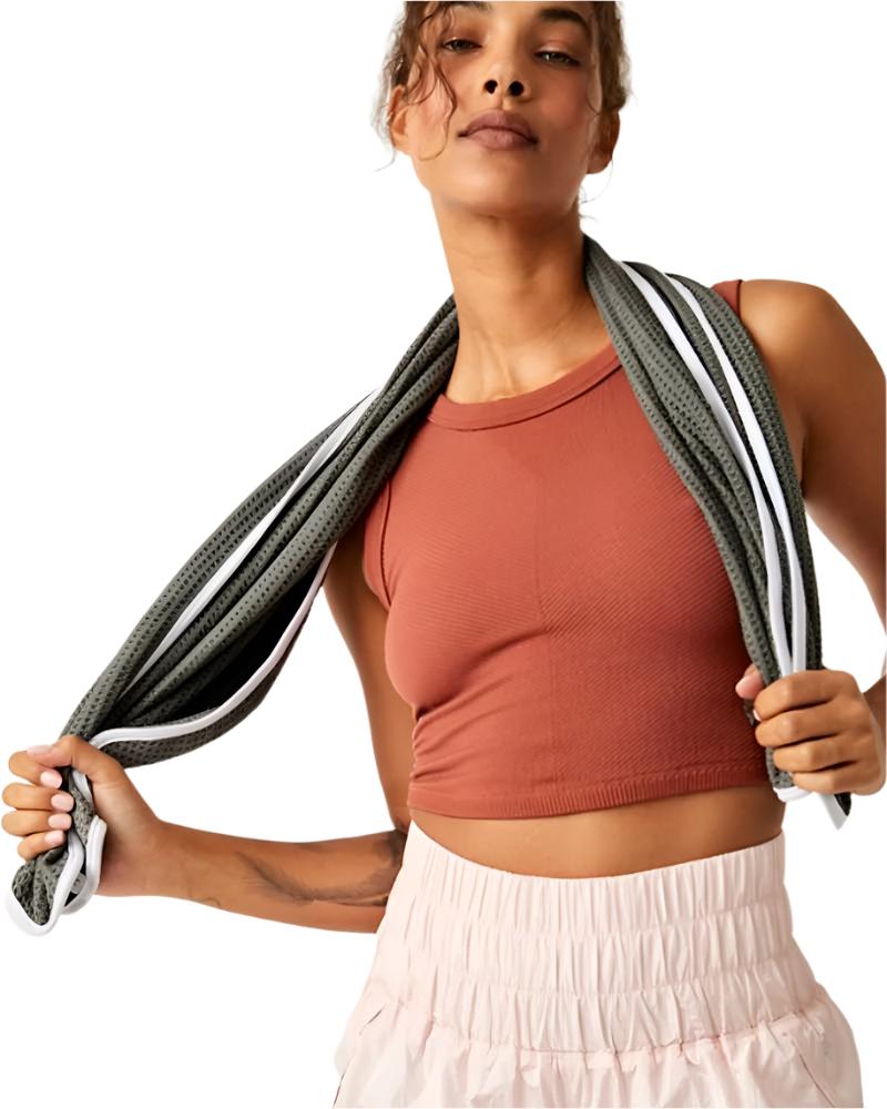 Free People Movement Free Throw Muscle Tank - Sequoia