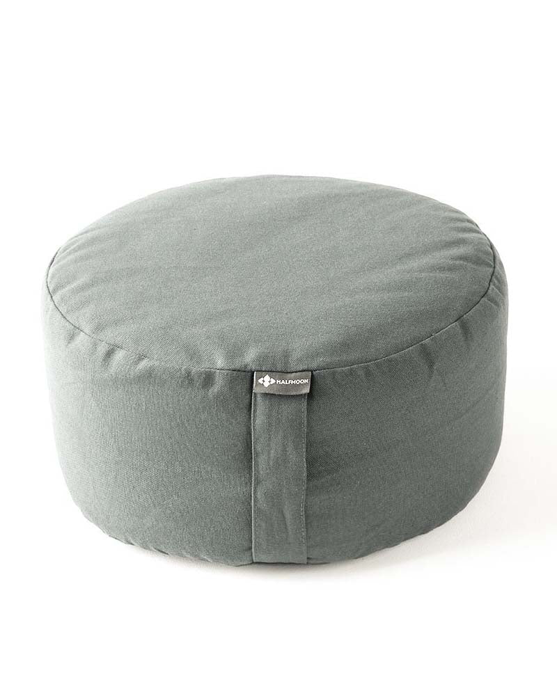 Halfmoon Mod Meditation Cushion - Natural Linen
