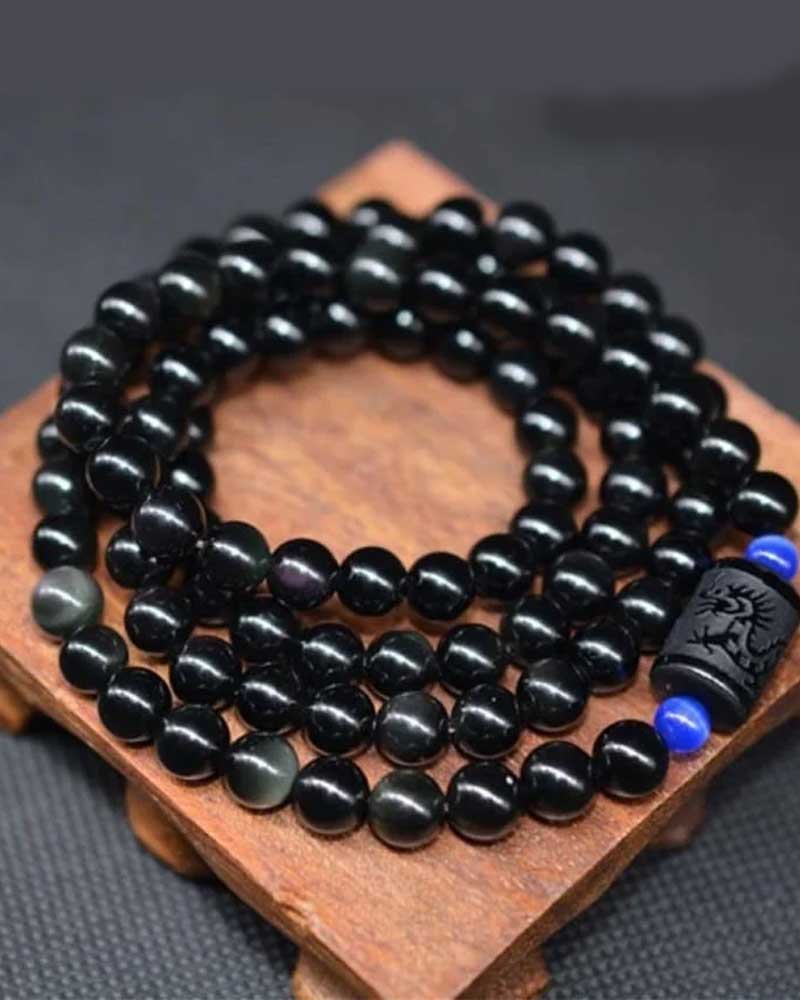 zencrafthouse Black Obsidian Mala