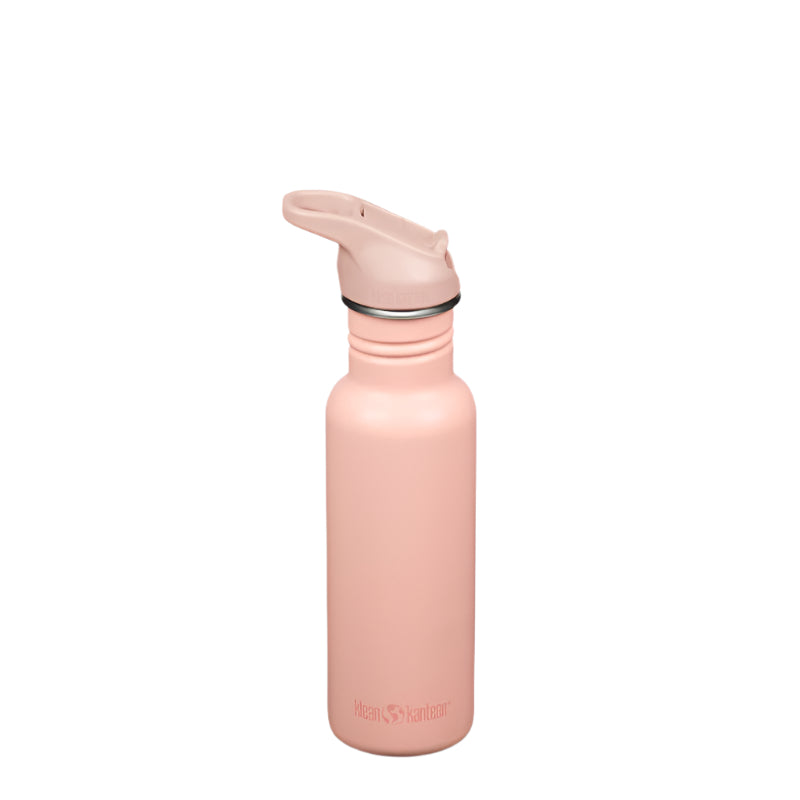 Peach Pink Flip Seal Classic Water Bottle - Klean Kanteen