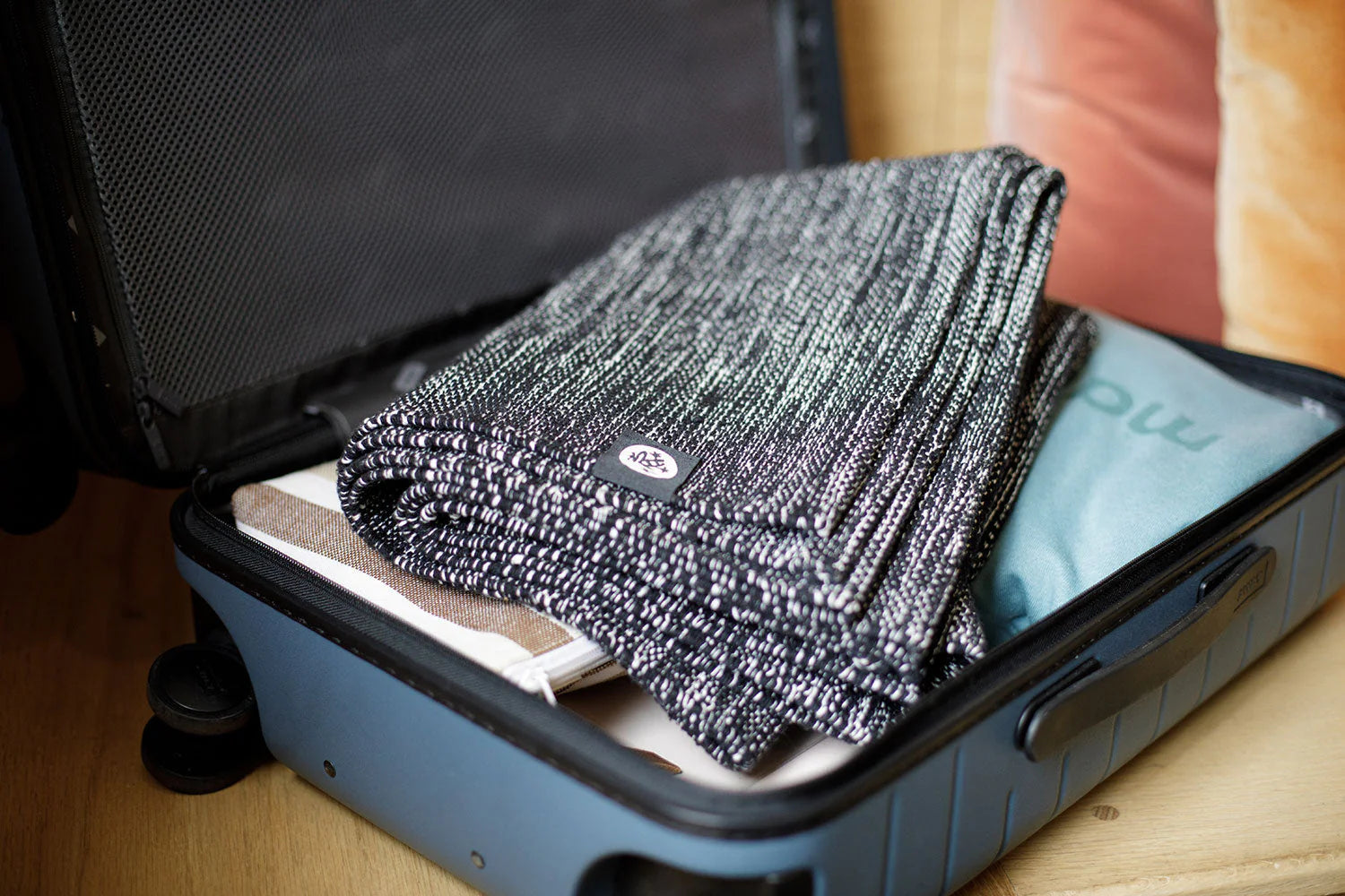 Folded Yoga Travel Mat