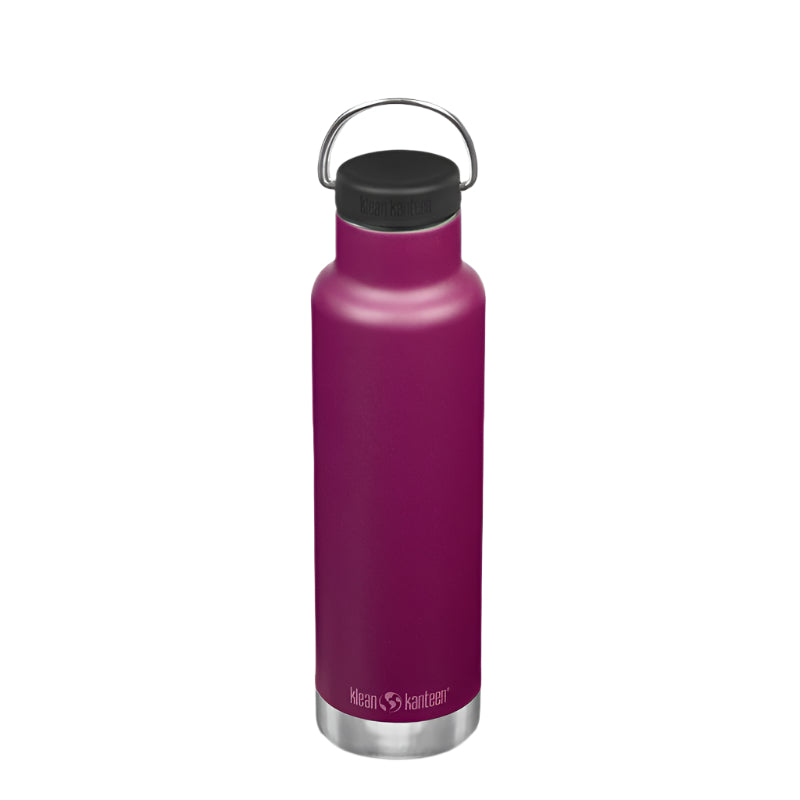 Purple Potion Classic Insulated Water Bottle with Loop Cap - Klean Kanteen