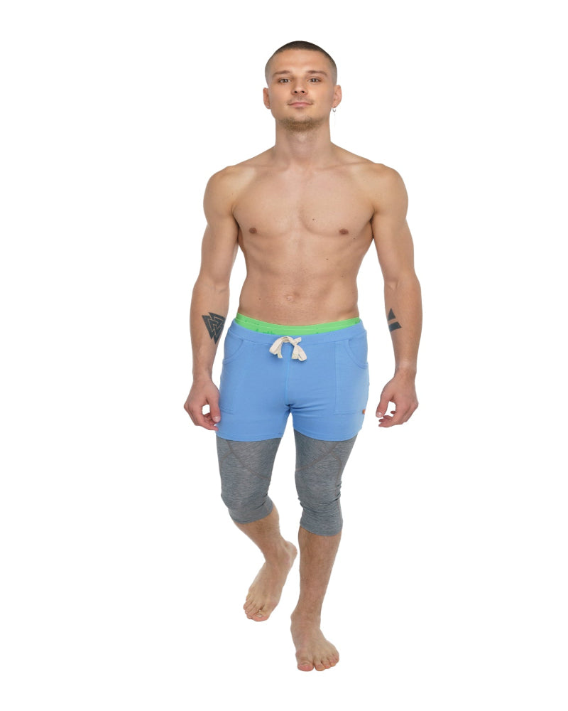 4-rth Transition Yoga Short (Ice Blue)
