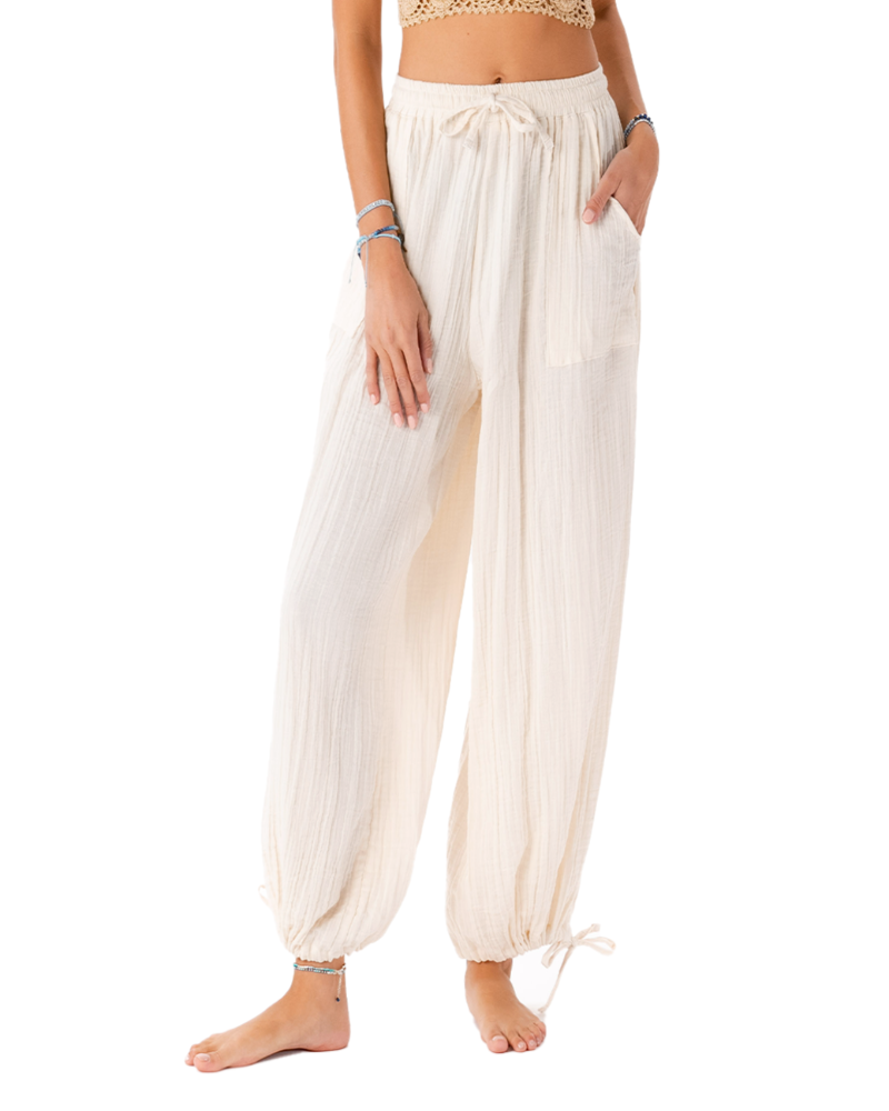 lotus and luna Cream Adventure Cargo Pants