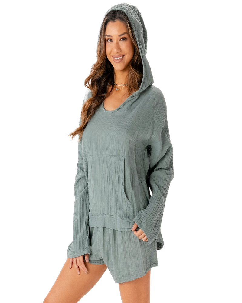 lotus and luna Sage Baja Pullover