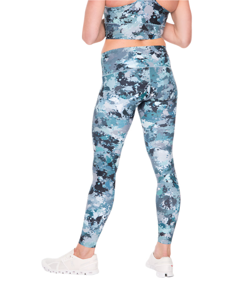 Recycled Fabric Blue Bliss Leggings - Colorado Threads