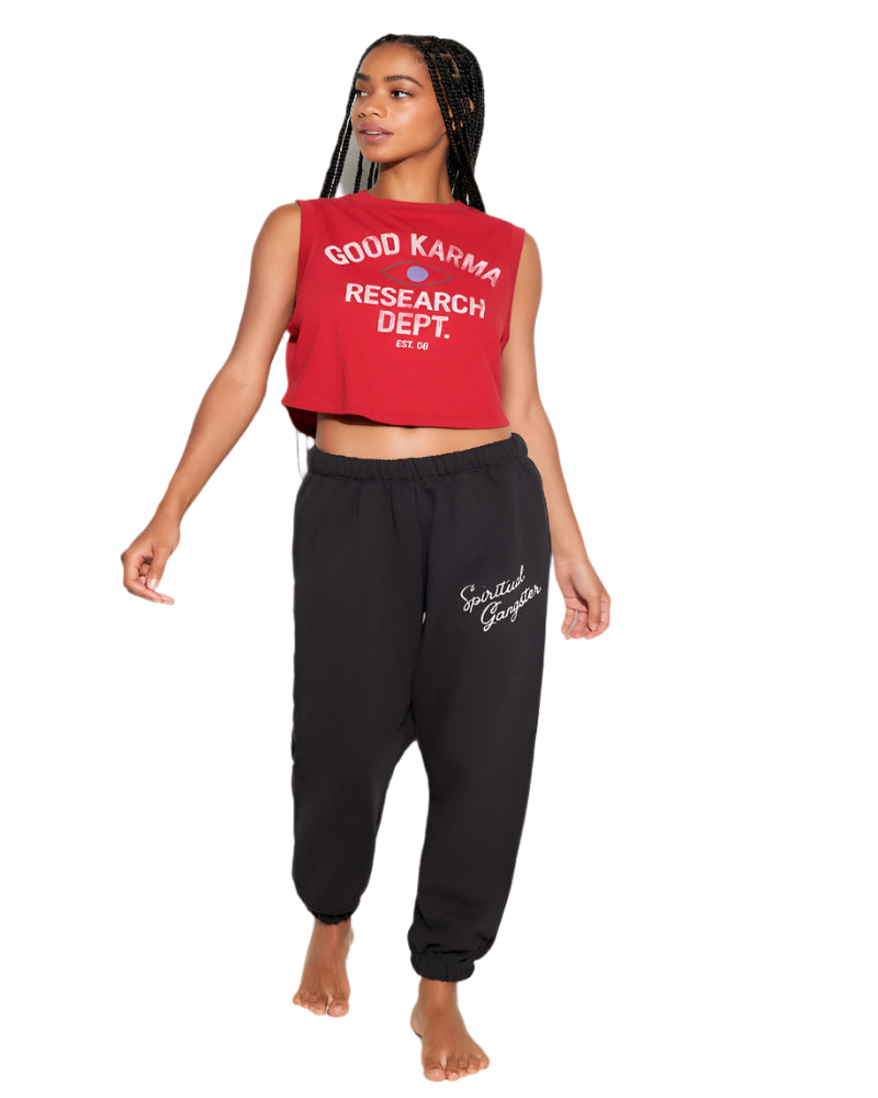 Spiritual Gangster Good Karma Crawford Crop Tank