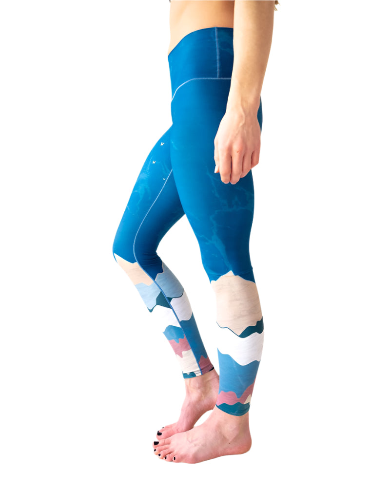 Colorado Threads Abstract Mountain Yoga Pants