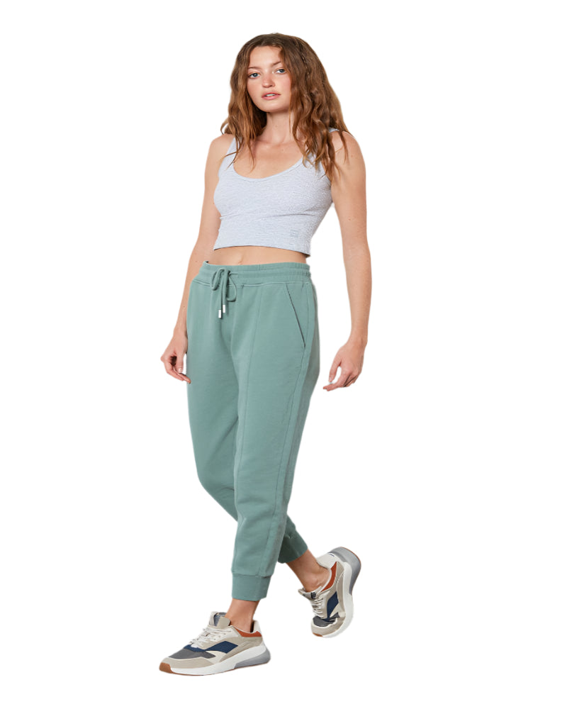 Heather Gray Cindy Cropped Tank