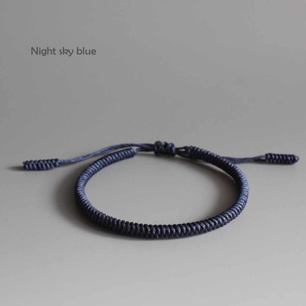 Blue Cyan Tibetan Braided