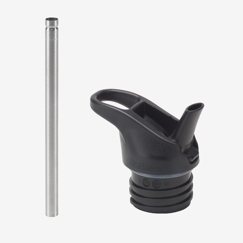 Removable steel straw  Flip Seal Classic Water Bottle - Klean Kanteen