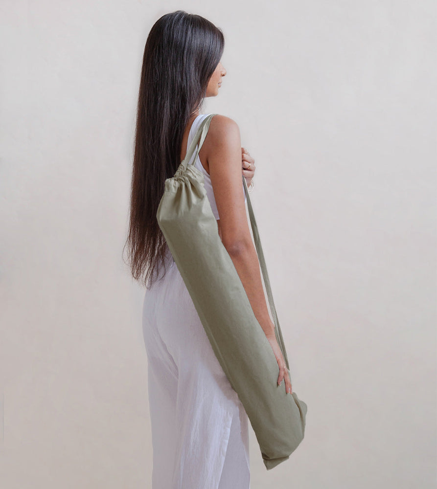 Organic Yoga Mat with Carrying Bag
