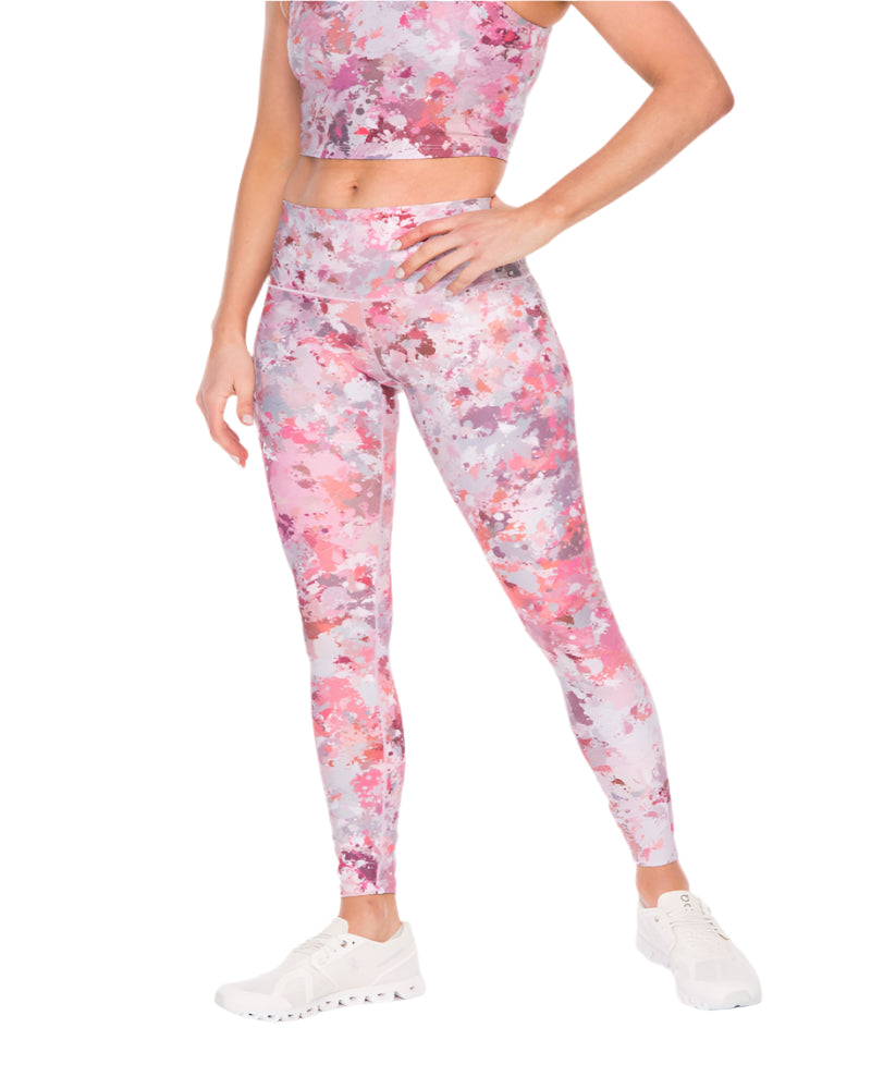 Mauve Pink Bliss Recycled Yoga Leggings - Colorado Threads