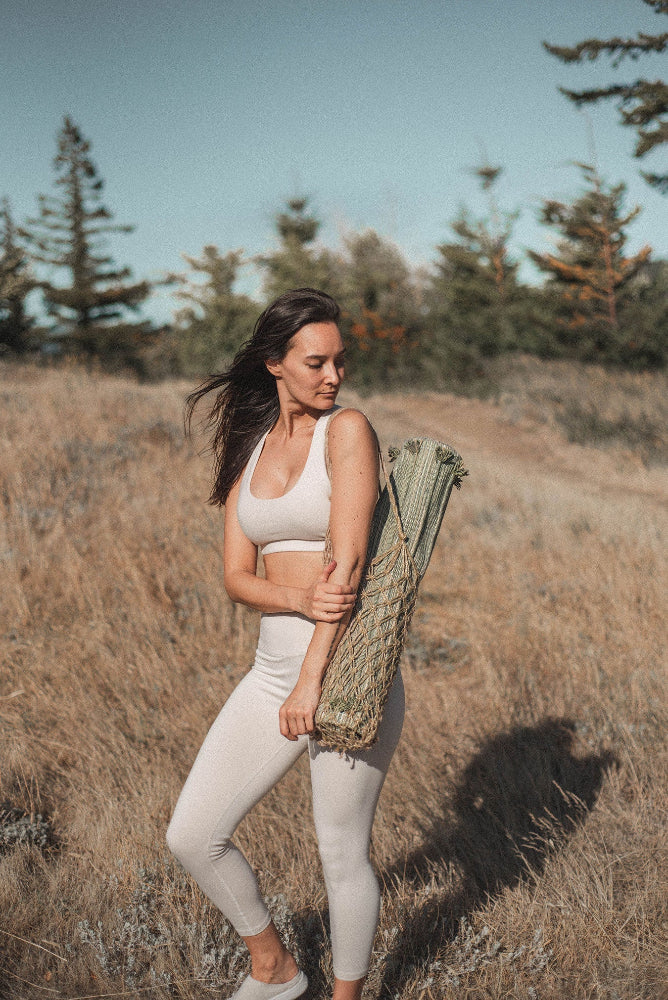 Woven Yoga Mat with Carrying Bag