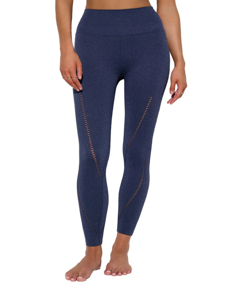 spiritual gangster blue yoga leggings