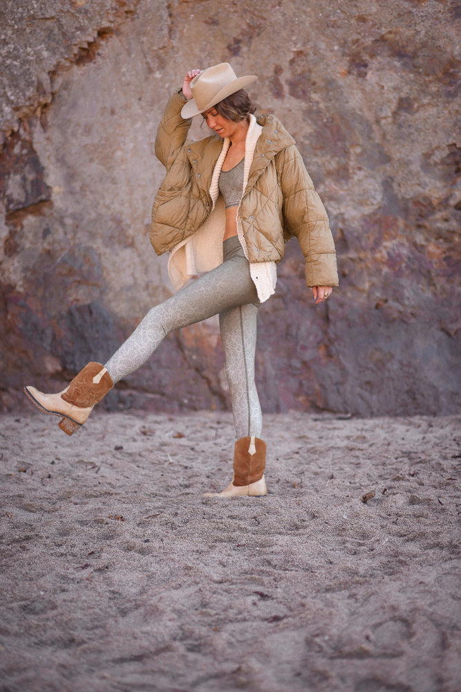 Lightweight Green Camo Activewear Leggings