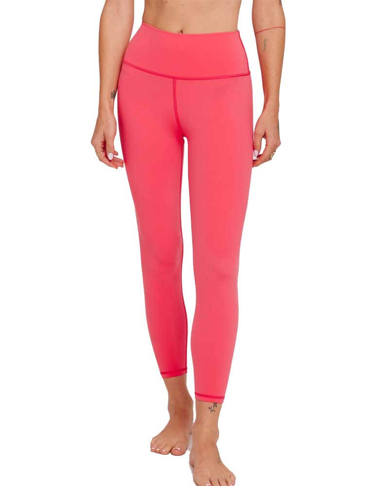 Hot Coral yoga leggings