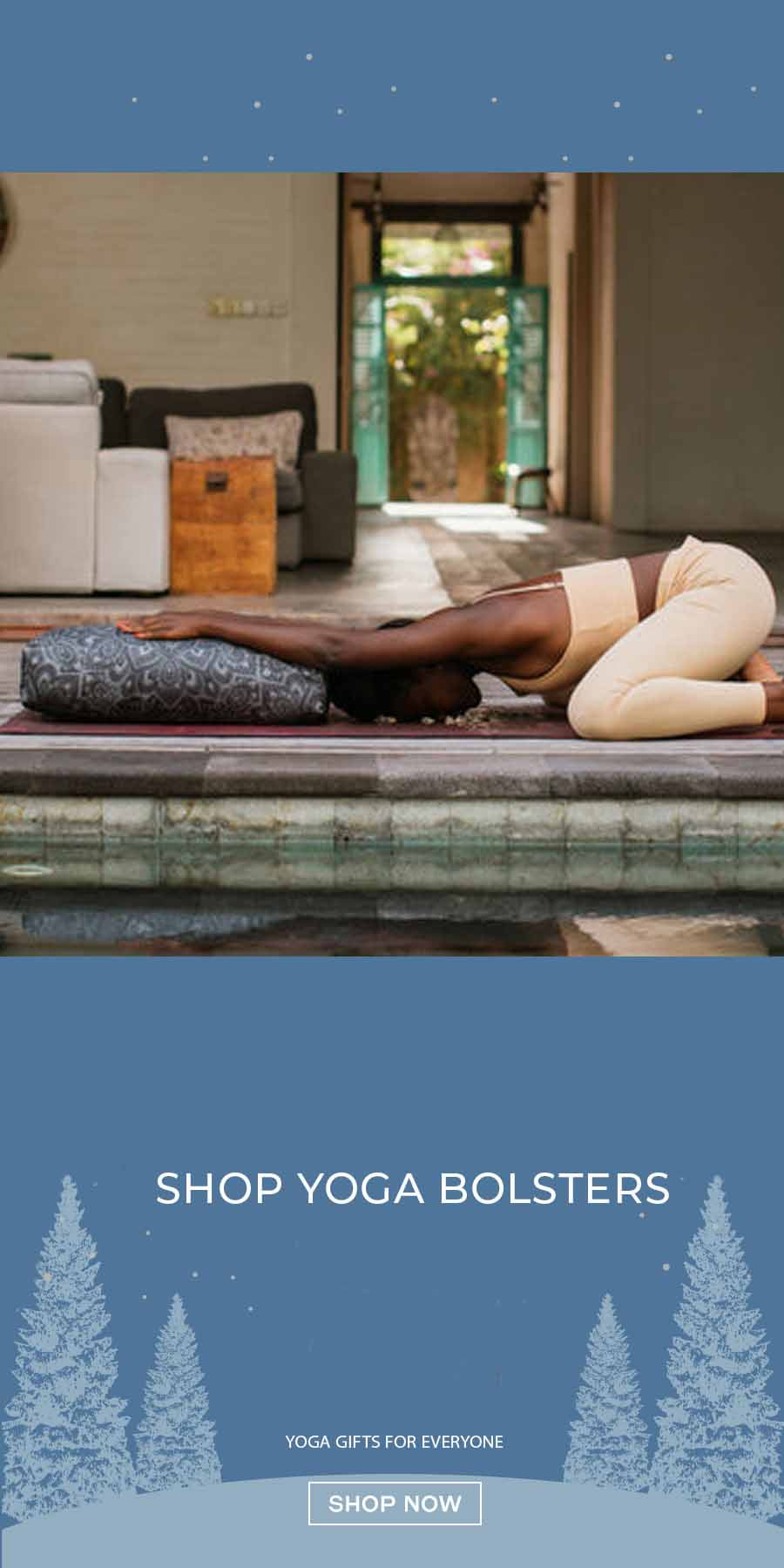 shop yoga bolsters