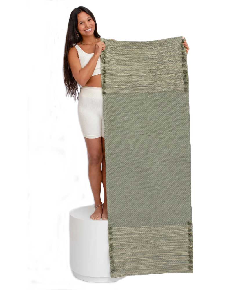 Organic Cotton & Jute Yoga Mat - Oko Living