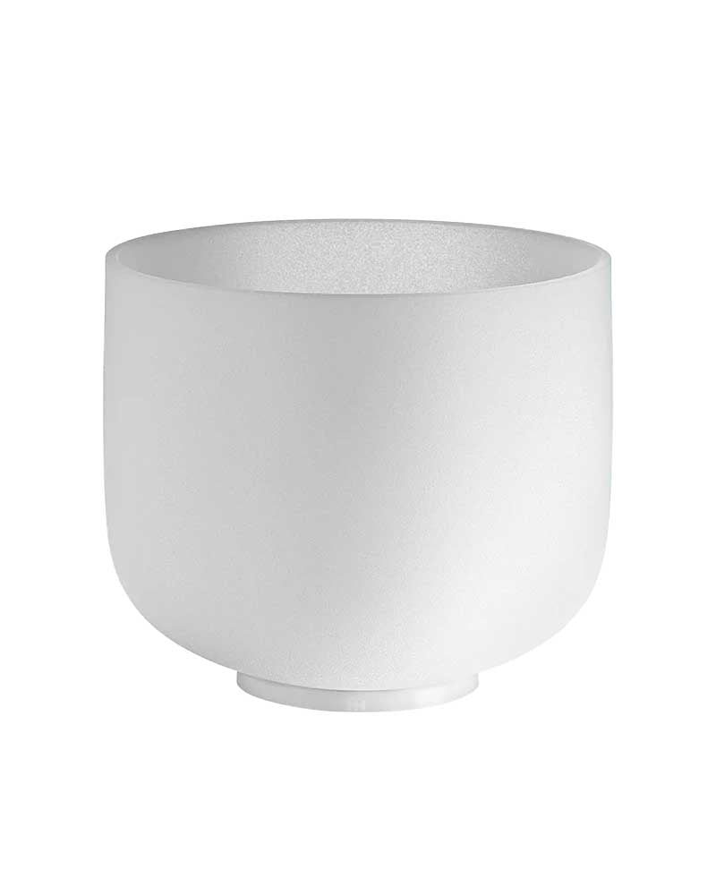 sound healing lab 8" Crystal Singing Bowl - 432 Hz Note B4 for Crown Chakra