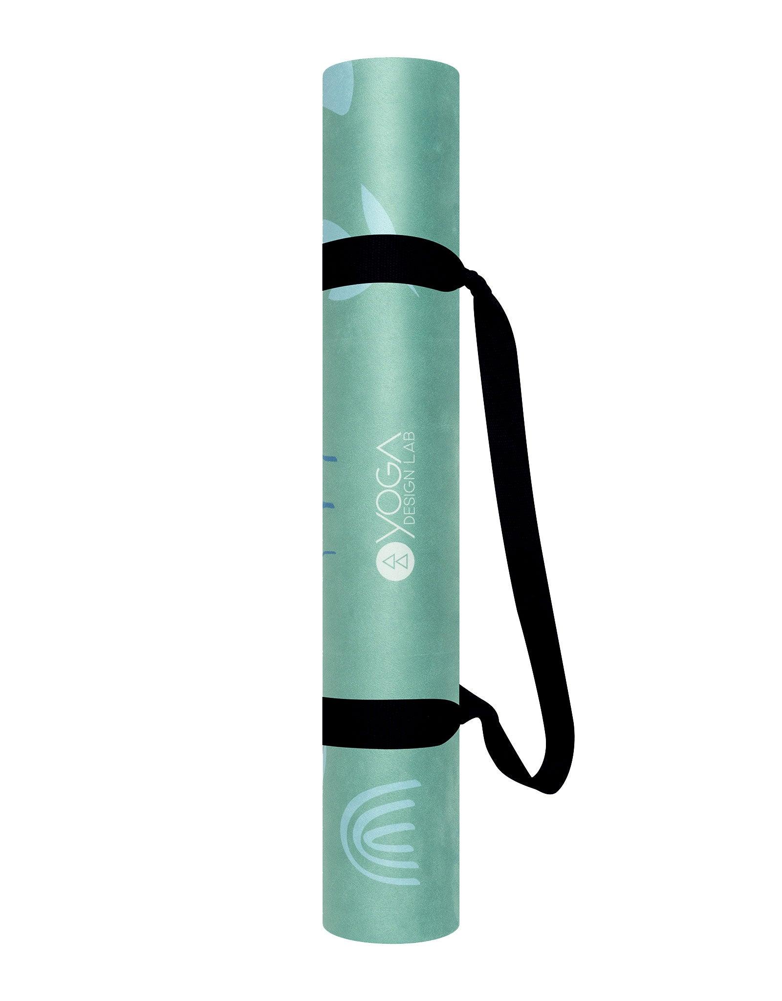 Yoga Design Lab Combo Yoga Mat 2-in-1 (Mat + Towel) - Earth Green