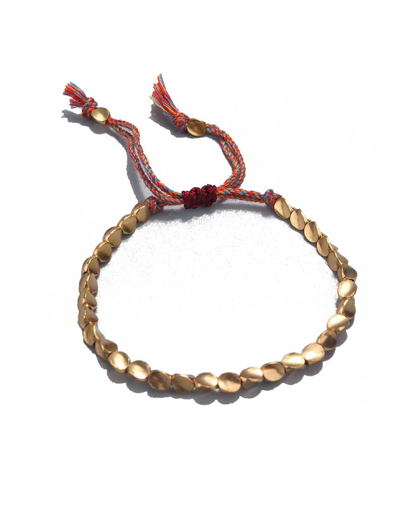 Bracciale Terapeutico In Rame Massiccio Touchstone, Stile Tibetano, Intreccio Elegante, Regolabile, Confezione Regalo
