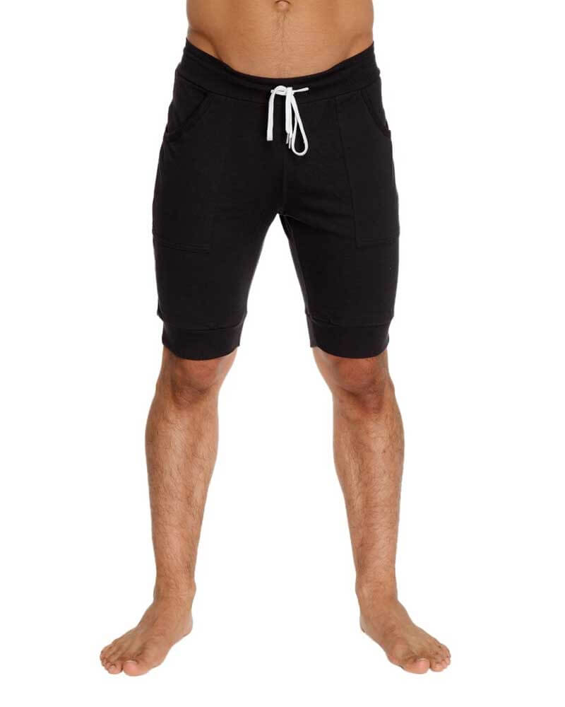 4-rth Cuffed Yoga Short (Black)