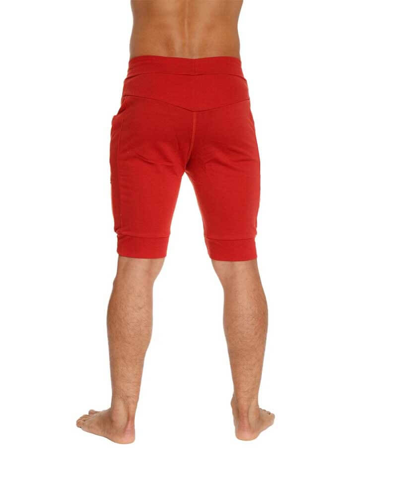 Cuffed Mens Yoga Shorts