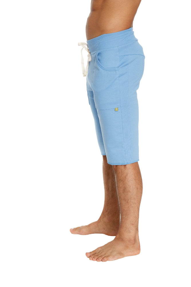 Cut-Off Track Shorts 4-rth Blue