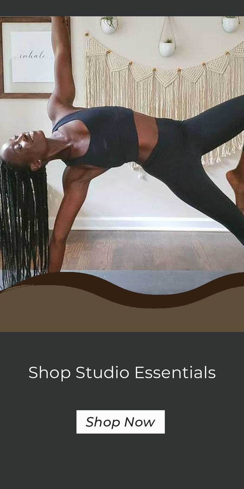 Back in the yoga studio