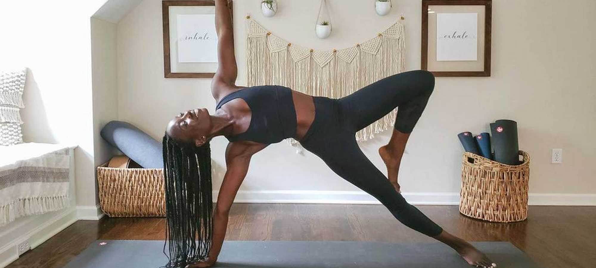 back in the yoga studio