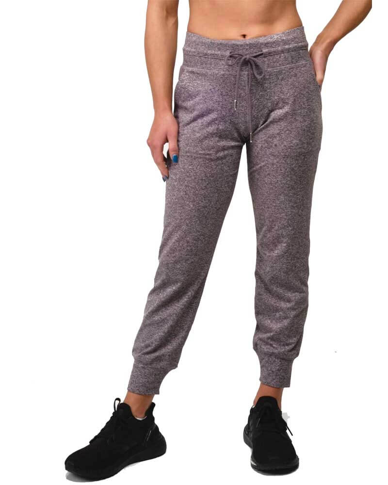 Shark Heather High-Waist Joggers Womens