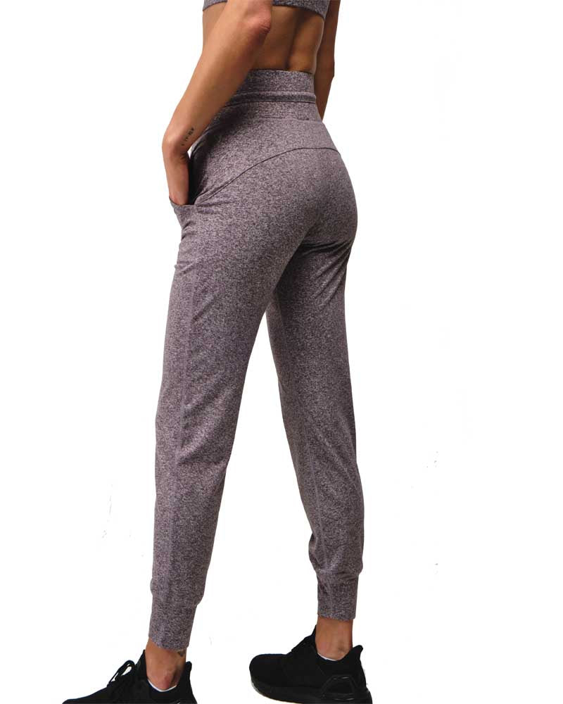 Moisture-wicking High-Waist Joggers