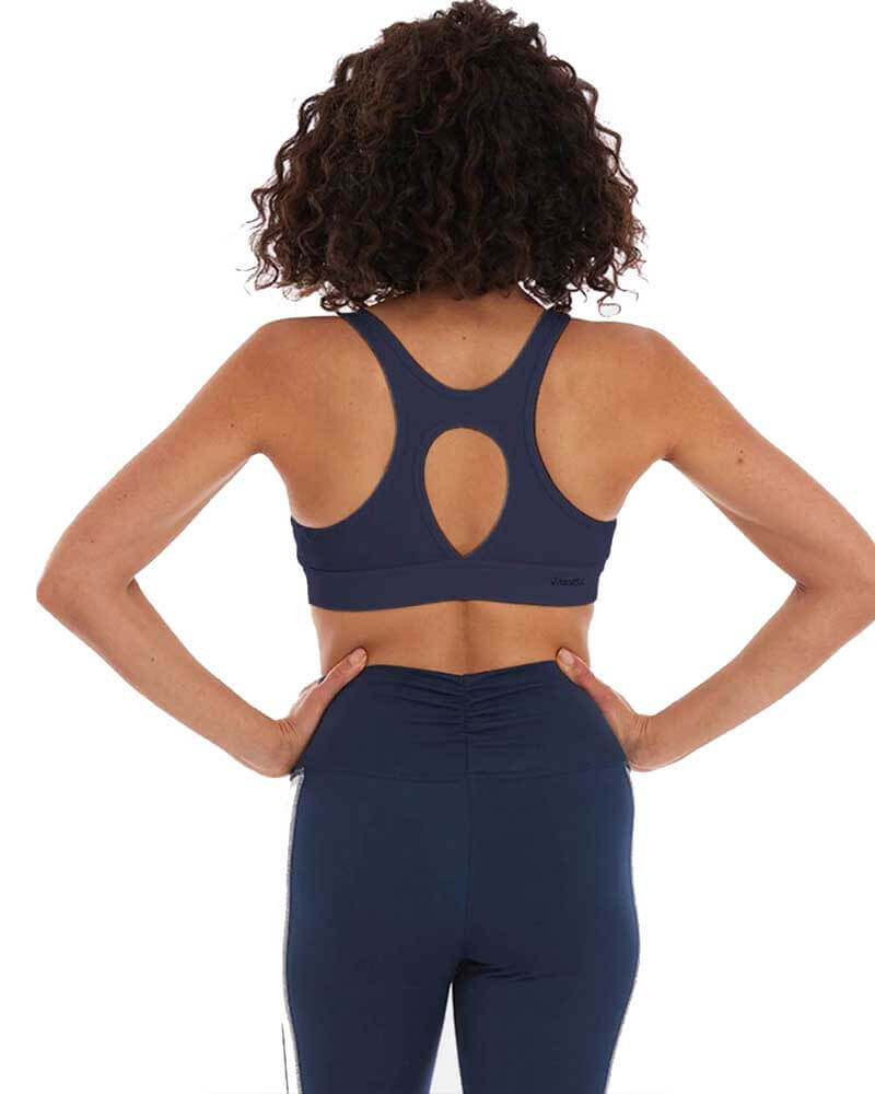 Navy Yoga Sports Bra