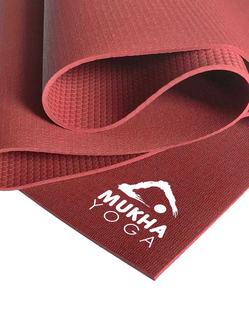 Mukha Yoga Flow Mat - Fire Brick